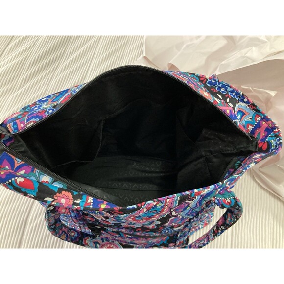 Vera Bradley Glenna Diaper Bag Haymarket Paisley Quilted Floral Tote - Picture 7 of 12